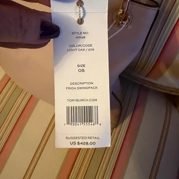 NWT BEAUTIFUL Tory Burch Frida Shoulder/Cross w/ Elegant Gold Chain - Picture 7 of 13